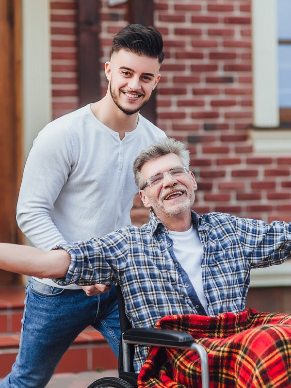 Senior couple enjoying outdoor activity